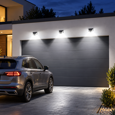 Blaupunkt EcoBright Single Solar Light – 370 Lumen Motion Sensor Solar Security Light