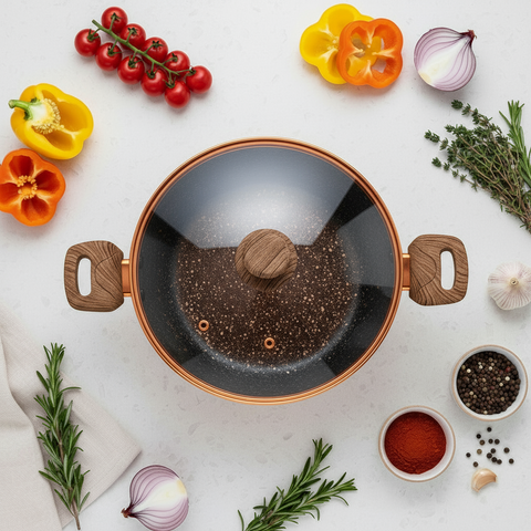 Copper Chef Non Stick 28cm Casserole Pot