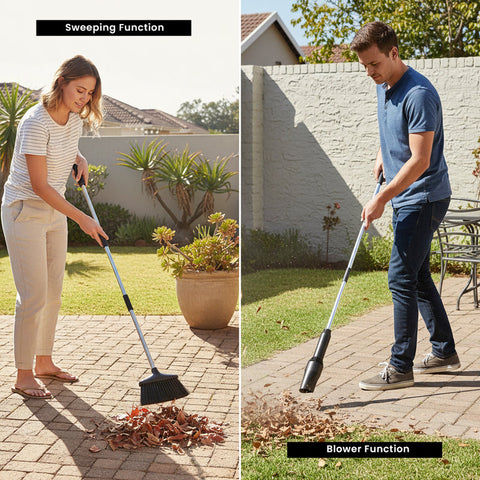 Floormax Broom Blower – Cordless 2-in-1 Sweeper & Air Blower