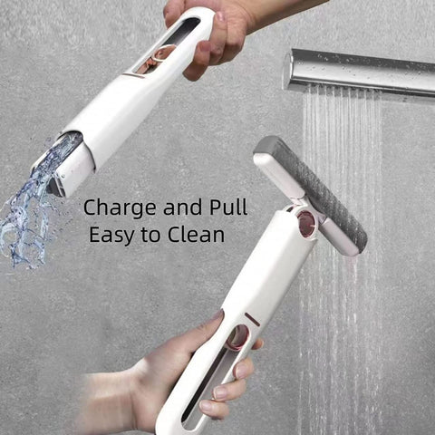 Floormax Mini Mop – Portable Wet & Dry Mini Cleaning Mop with Self-Wringing Design