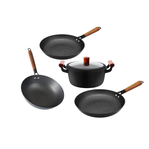 Royal Diamond Cast Iron Cookware Collection