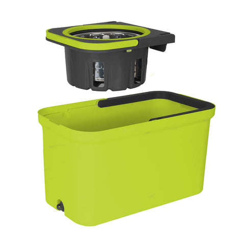 Floormax Top Mop Plus – 360° Spin Mop Cleaning System with Dual-Chamber Bucket