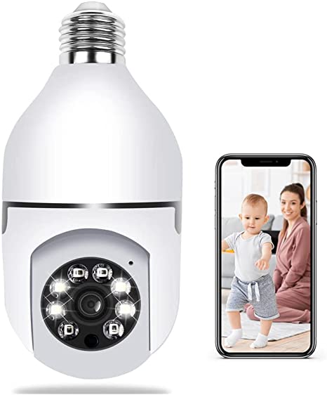 Polartec 360° Home Security Camera – 1080P Wi-Fi Smart Security Camera with Panoramic Viewing