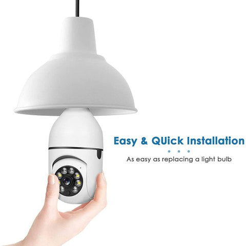 Polartec 360° Home Security Camera – 1080P Wi-Fi Smart Security Camera with Panoramic Viewing