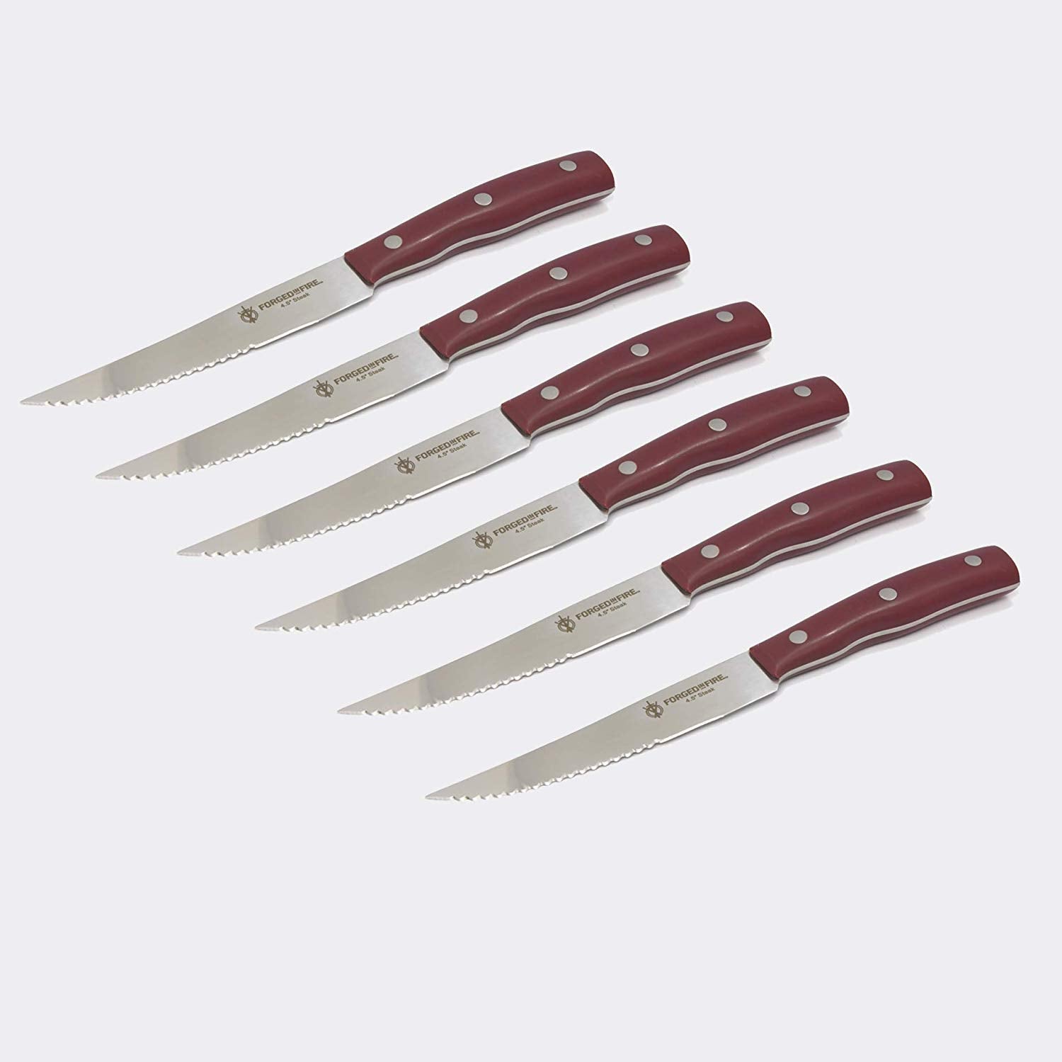 in Fire Steak Knife 6pc Set Homemax