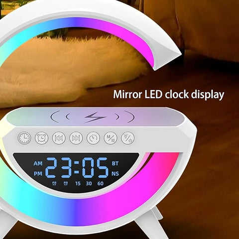 LED Wireless Charging Speaker Clock