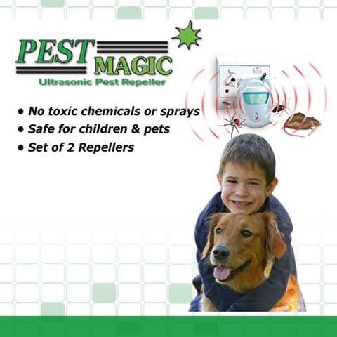 Ultrasonic Pest Plug-In Repellent - 2 Pack